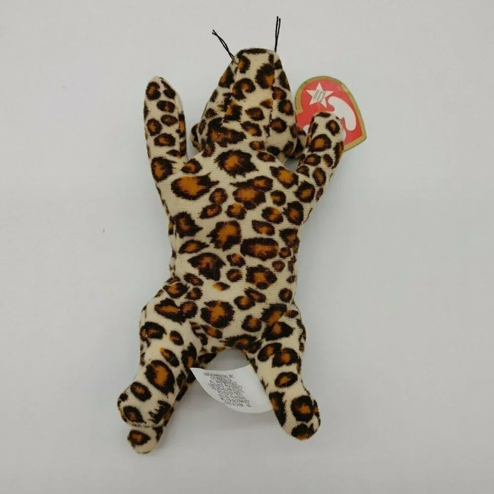Ty Teenie Beanie Babies Freckles The Leopard Stuffed Animal Plush 1993 Vintage
